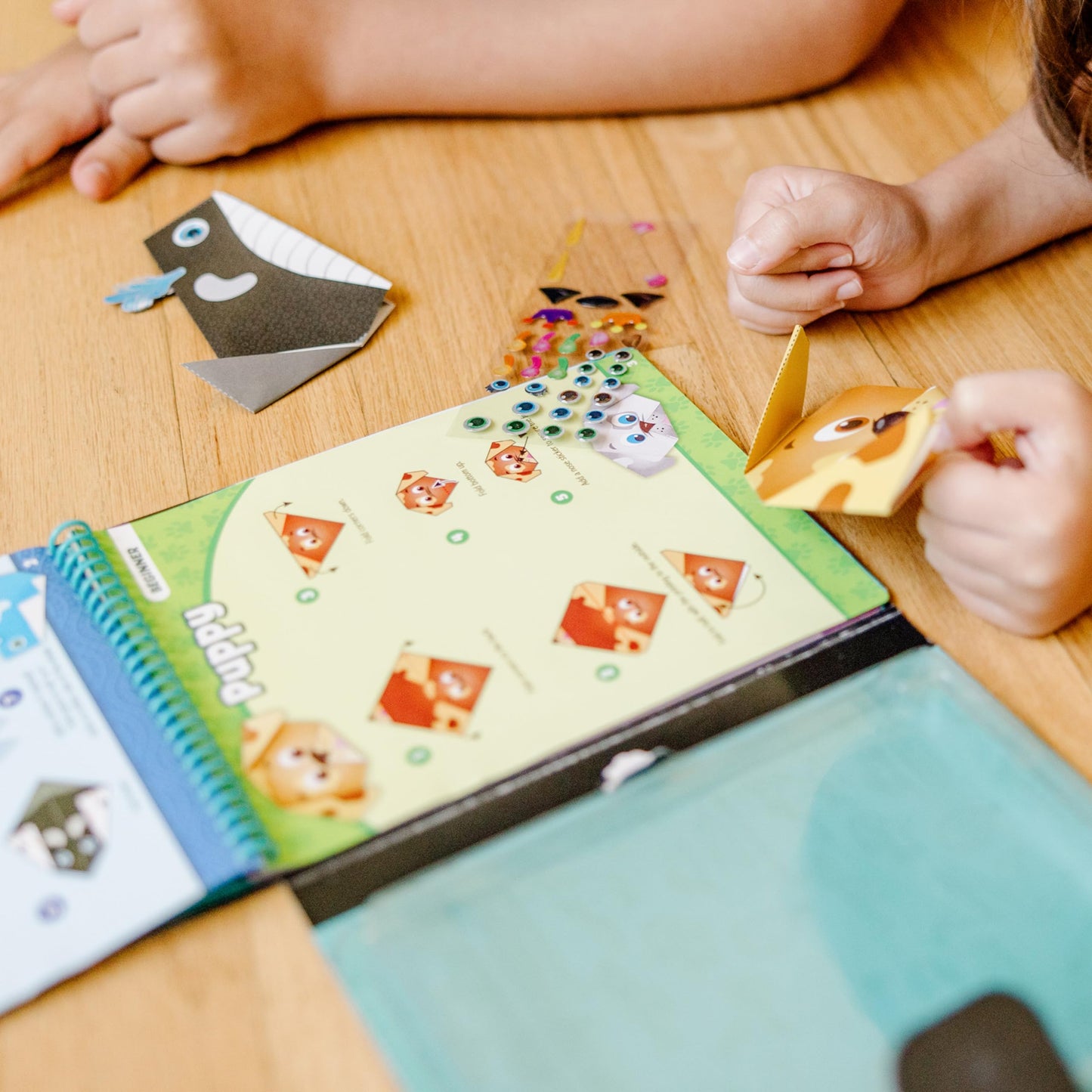Melissa & Doug On The Go Origami Animals Craft Activity Set - 38 Stickers, 40 Origami Papers
