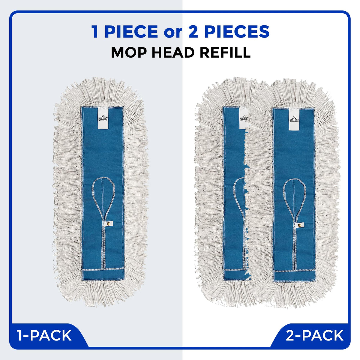 Cotton Dust Mop Refill Ultimate by Nine Forty