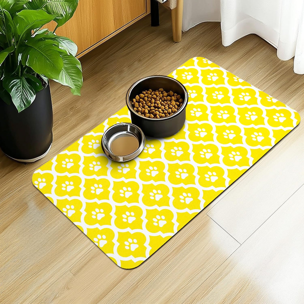 Xspatroias Dog Food Mat 17X30 Inch