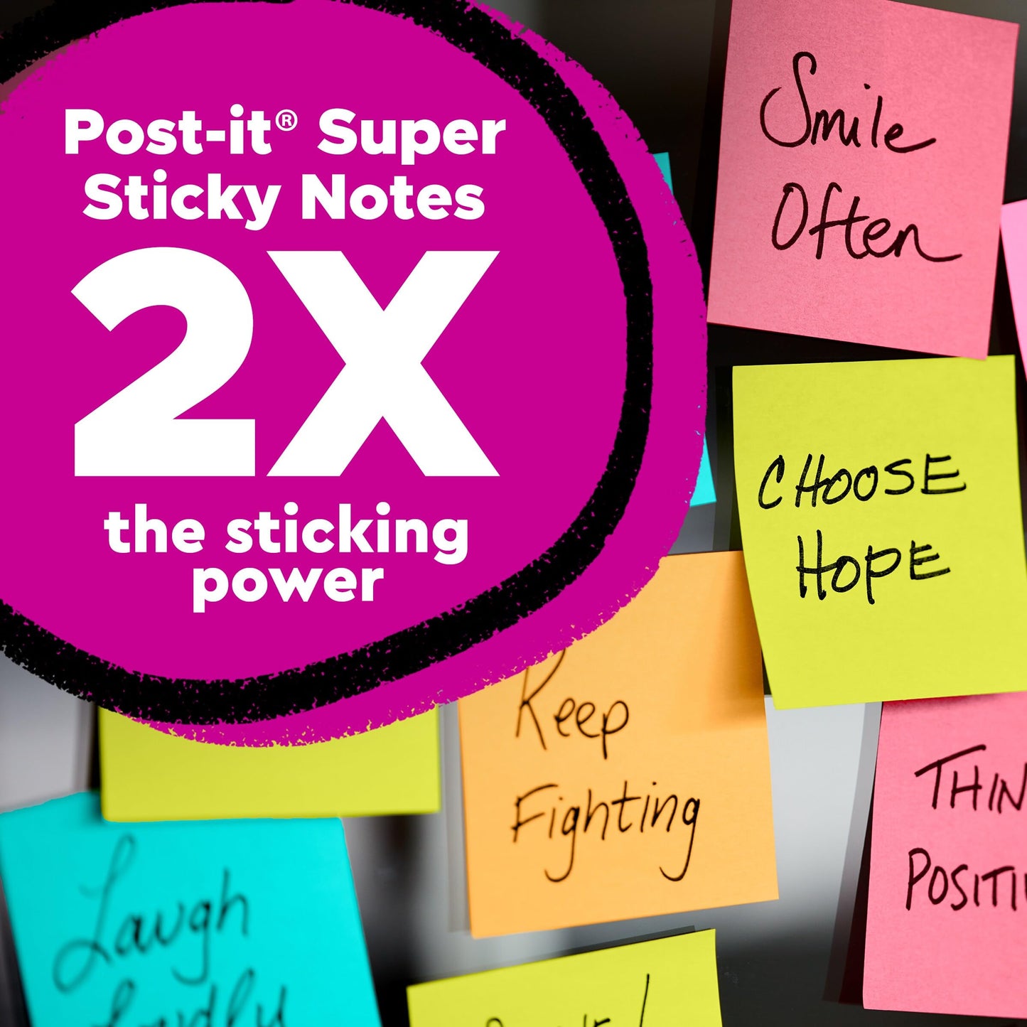 Post-it Super Sticky Notes, 3 Lined Sticky Notes Pads, 4 x 6 in., School Supplies and Oﬃce Supplies, 2X the Sticking Power, Neutrality Collection