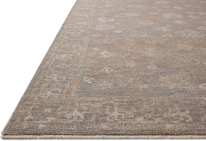 Loloi Chris Loves Julia Louisa Collection LOI-01 Stone/Multi 5'-3" x 7'-6", .38" Pile Height, Area Rug