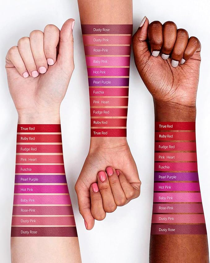 Red Lipstick Long Lasting, Matte Liquid Lipsticks for Women Non Transfer Smudgeproof Smooth and Easy to Appy Cruelty Free Lip Color, M48 Ruby Red