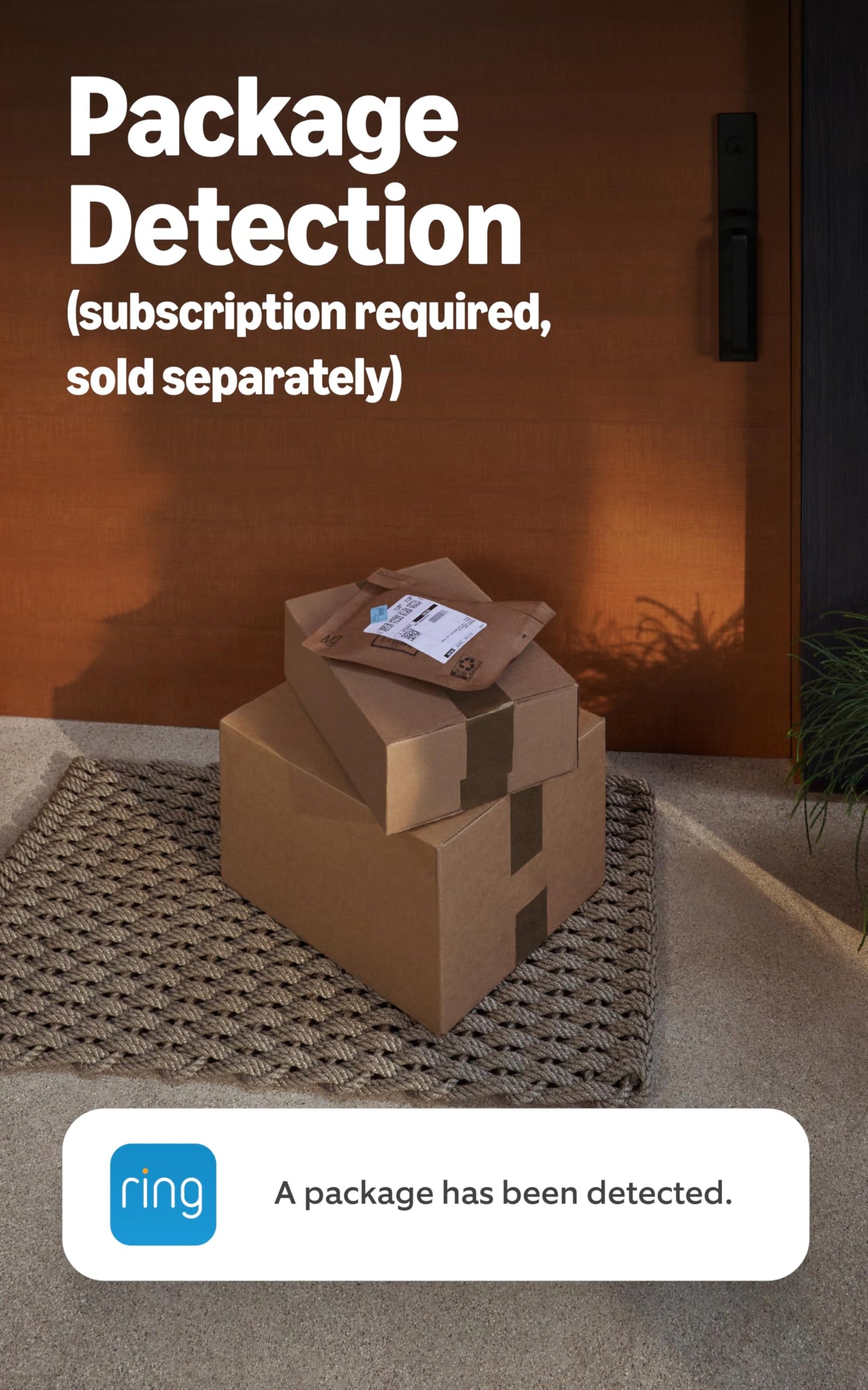 Ring Battery Doorbell, Home or business security with Head-to-Toe video, Live View with Two-Way Talk, and Motion Detection & Alerts, Venetian Bronze