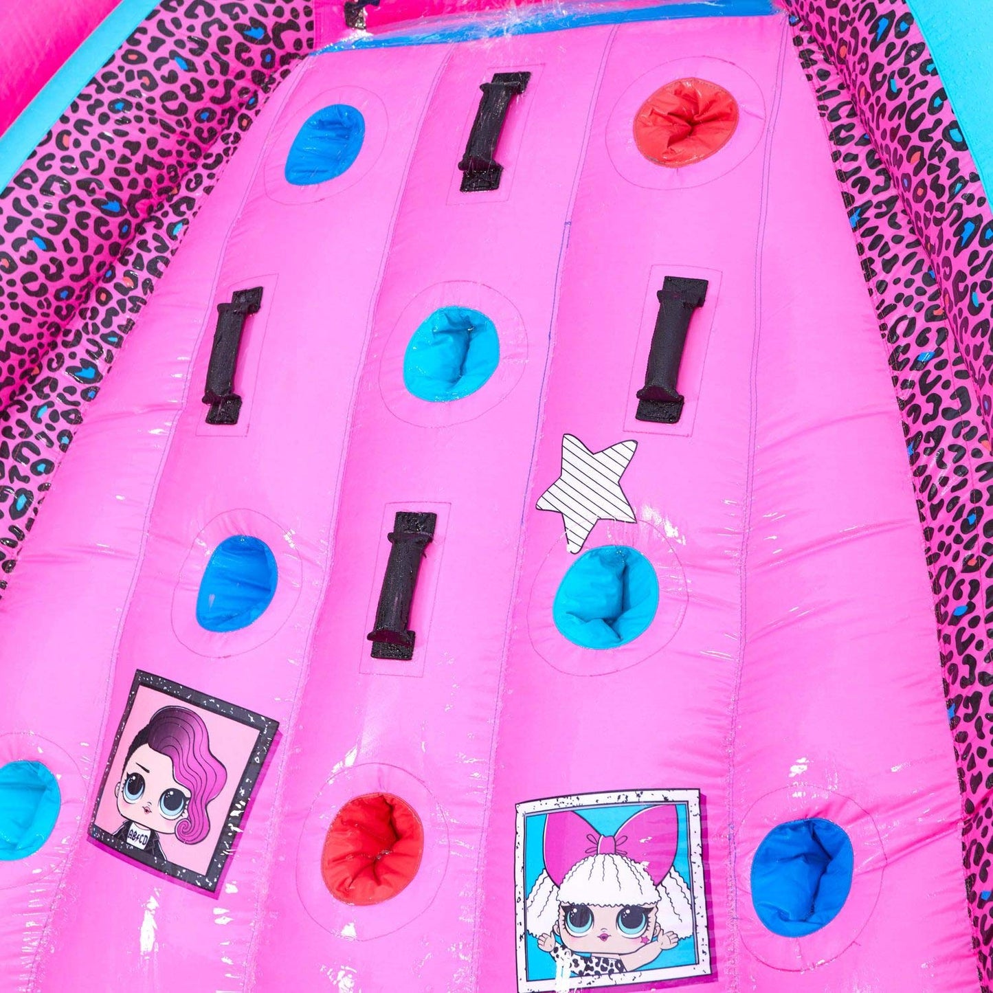 L.O.L. Surprise Inflatable River Race Water Slide with Blower