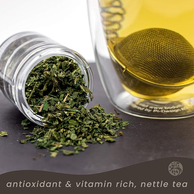 MagJo Naturals Nettle Leaf Tea, 1lb (16Oz) Cut and Sifted: Bulk European Stinging Nettle (Urtica Dioica)