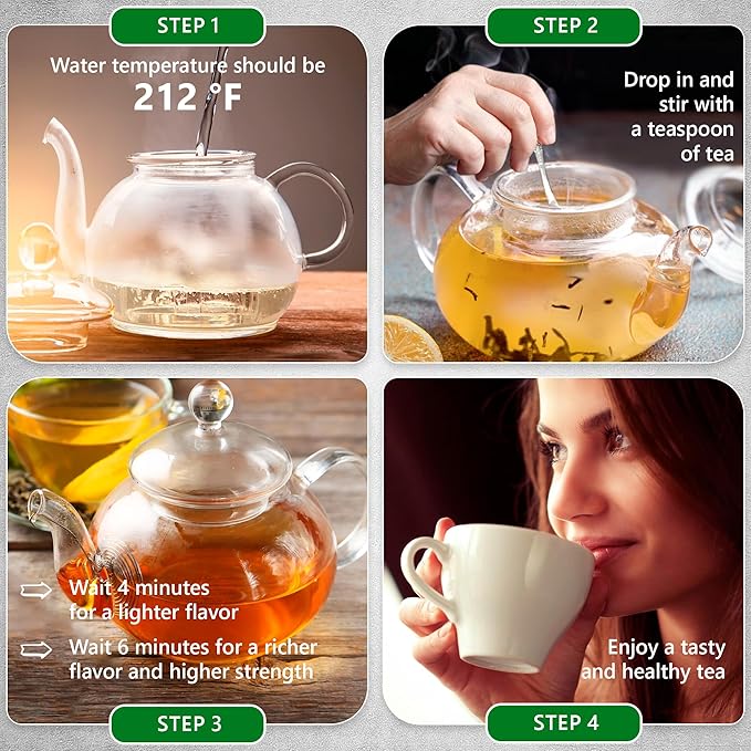 Yerba Mate Tea - Green Cut & Sifted - Unsmoked Energy Boost - 1 lb Loose Tea - Packed with Nutrients - Your Perfect Coffee Replacement
