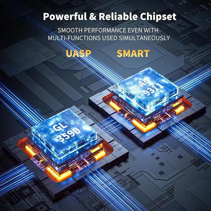 VANGREE USB C Hub, 3 USB 3.2 Gen 2 Ports with 10Gbps, 4K@60Hz HDMI, 100W Power Delivery, 3 USB-A 3.0 Ports, USB C Splitter Multiport Adapter Extender for MacBook Pro/Air, iPad Pro, Mac mini and More