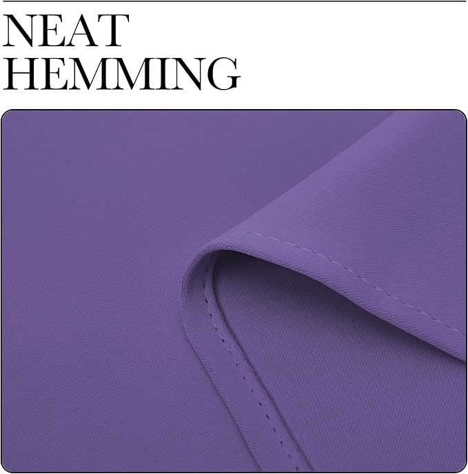 NICETOWN RV Blackout Curtains for Camper Windows, Lilac Purple, 29" Wide by 50" Long, 2 PCs, Short Blackout Curtains & Drapes, Thermal Insulated Blackout Curtain Panels for Kids Room, Play Room