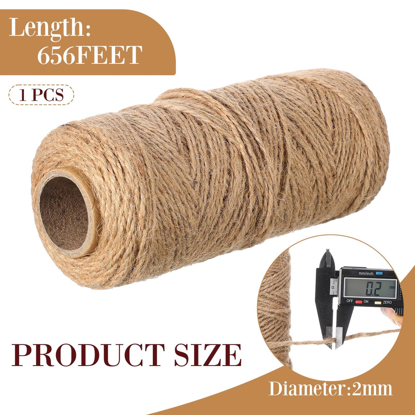 Yoojahow 40" x 15 Feet Gardening Burlap Roll 218 yd Raffia Ribbon 656 ft Natural Jute Twine for Boho Wedding Table Decor Wrapping Packing DIY Gardening Home Table Runner Rural Style Party