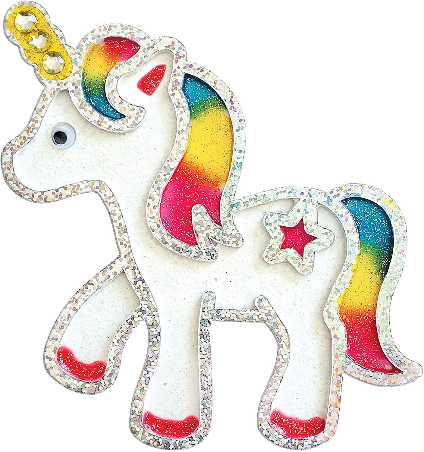 Creativity for Kids Easy Sparkle Window Art Kit | Make 7 Colorful Window Art Designs with Paint & Sparkle | Relaxing DIY Craft & Creative Activity for Kids Everywhere (Ages 6+)