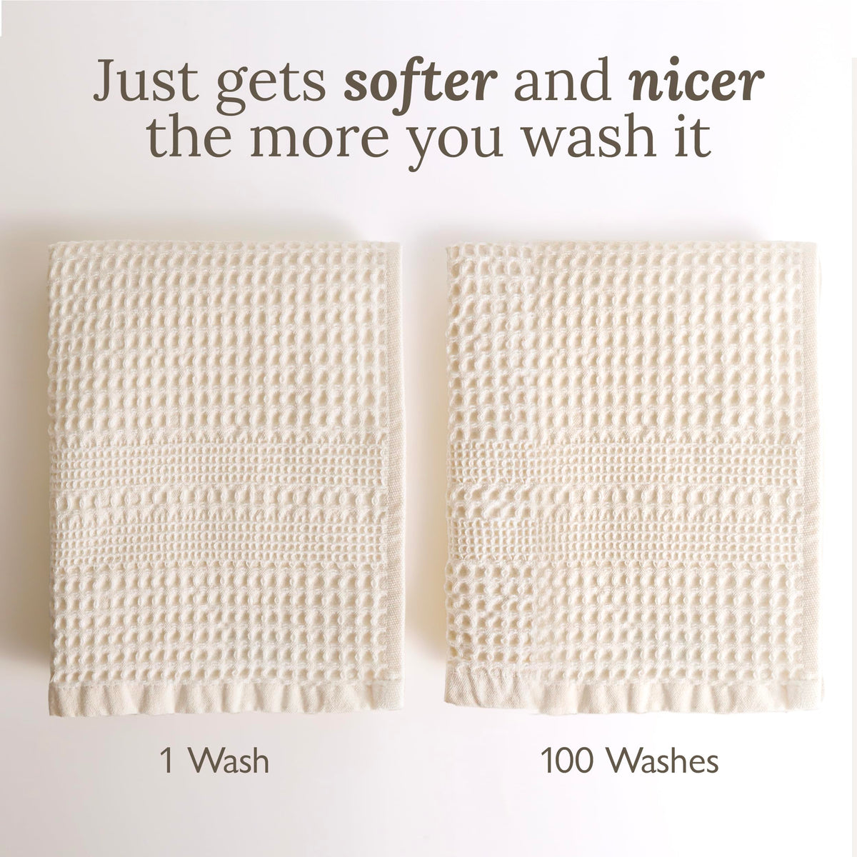 Waffle Towels for Bathroom