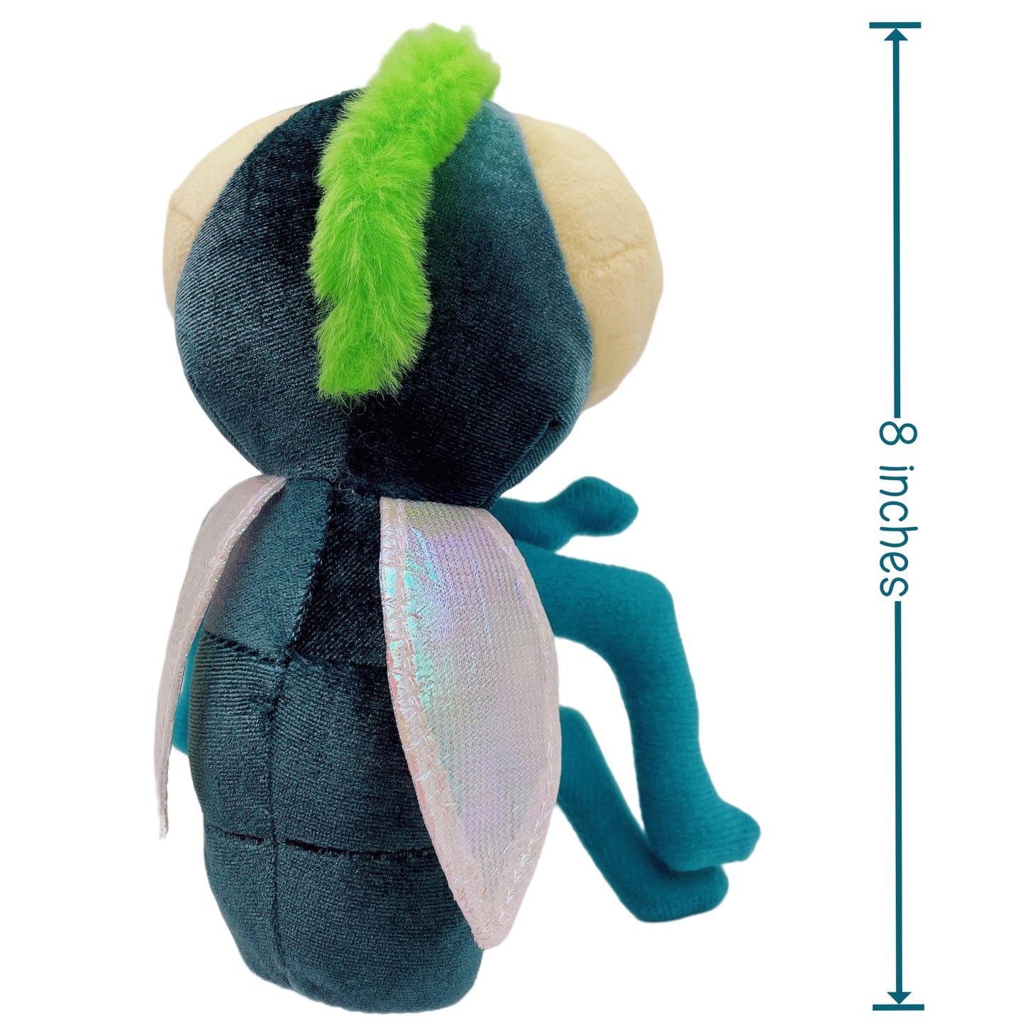 Rorweinooye 8 inch Fly Plush - Spider's Friendly Companion, Soft and Cuddly for Kids