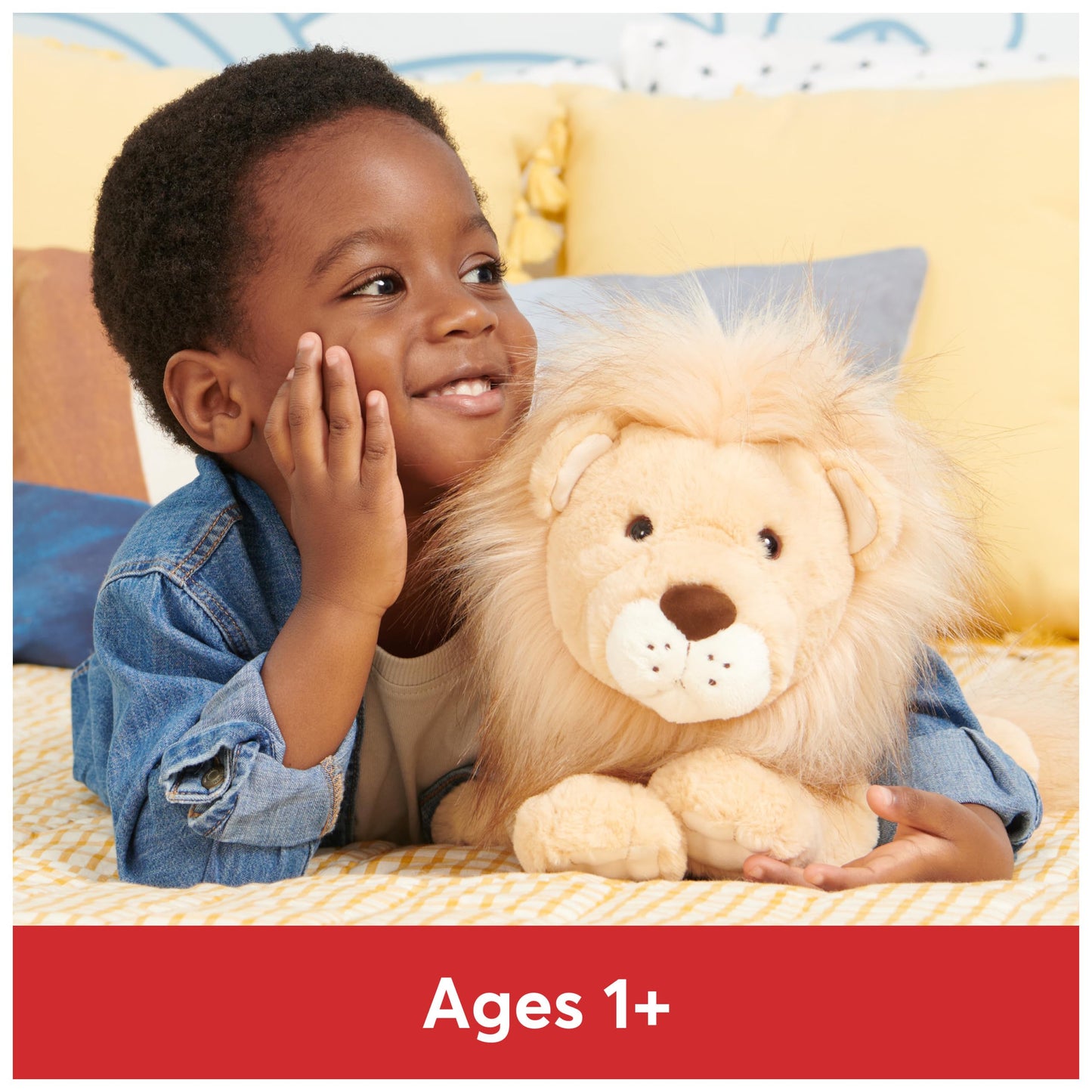 GUND Regis Lion Plush, Lion Stuffed Animal for Ages 0 and Up, Tan/Gold, 12"