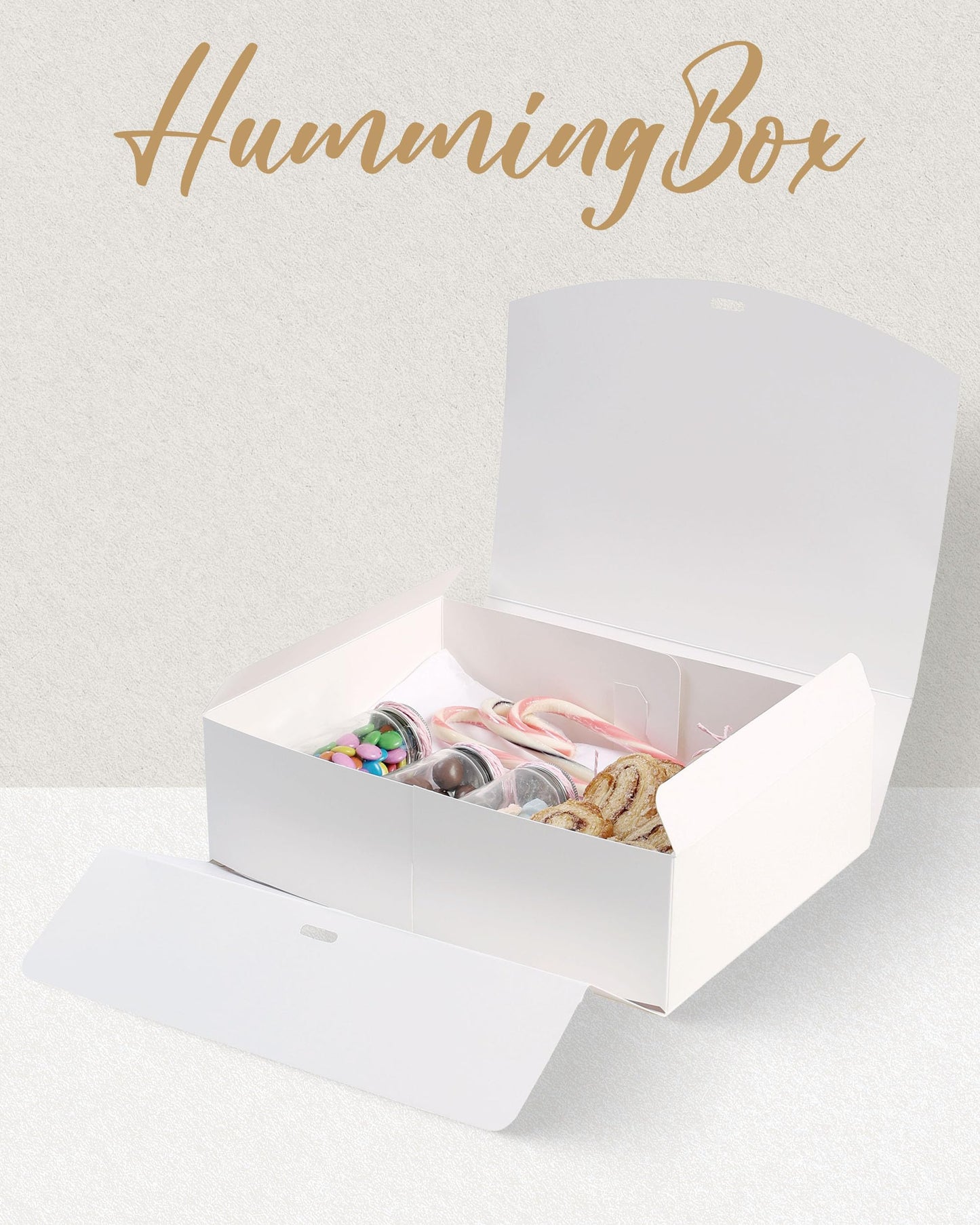 HummingBox Black Gift Box Set of 16 - Gift Boxes for Presents & gifting on weddings, birthdays & more - Easy to Assemble Black Gift Boxes With Lids & Ribbon Closure - Decorative Boxes With Lids