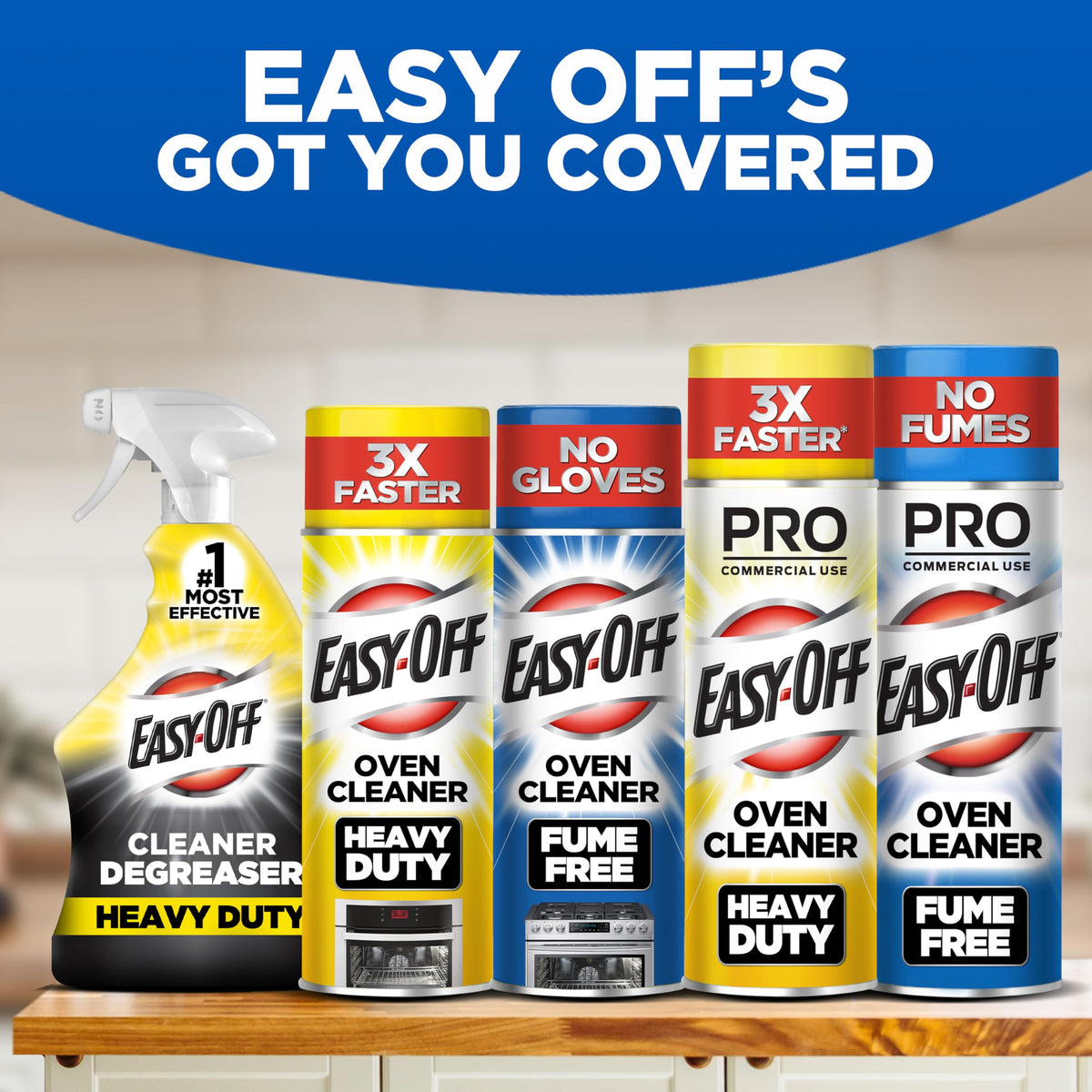 Easy Off Fume Free PRO size Oven Cleaner Foam (48 Ounce)