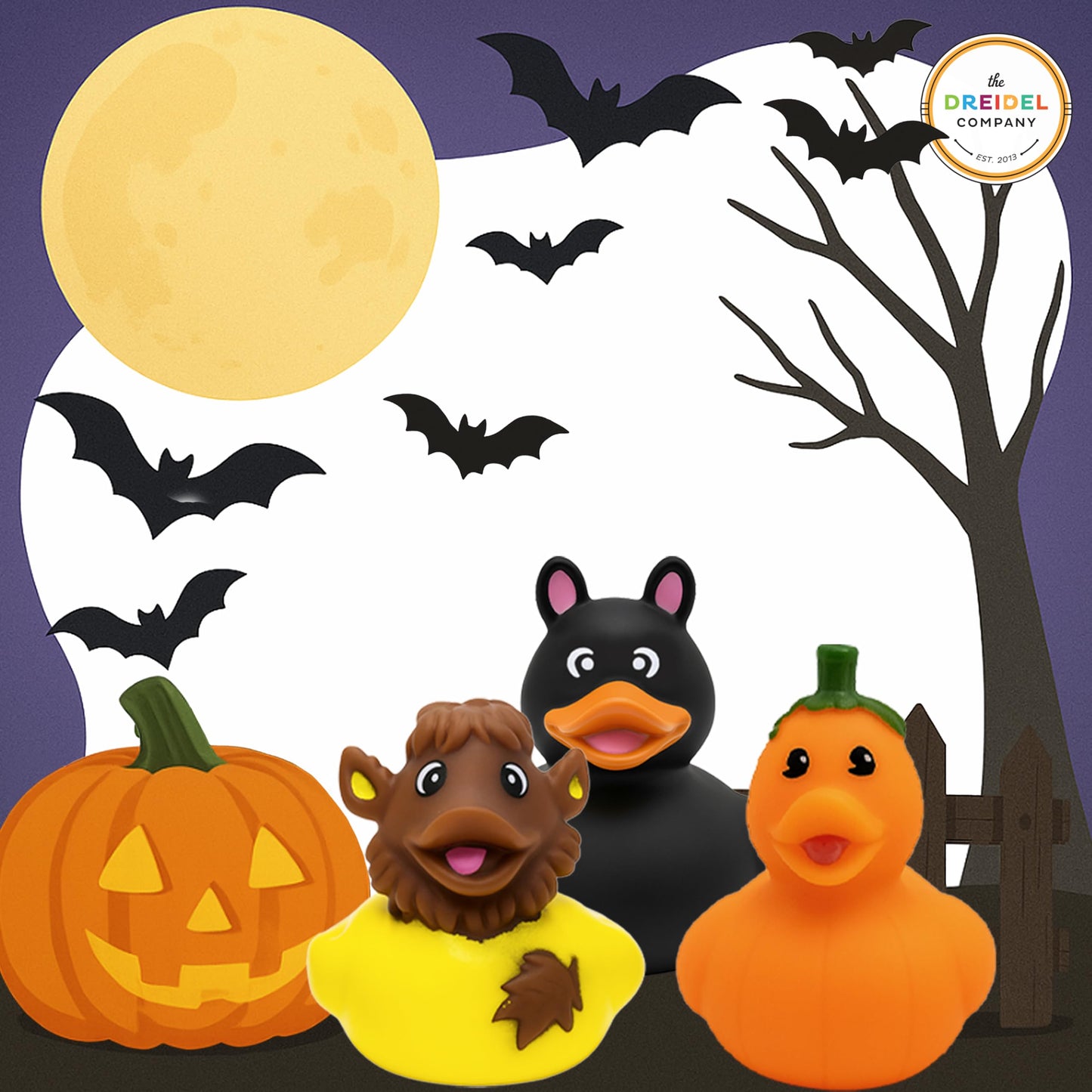 Halloween Rubber Duck Toy Duckies for Kids, Fun Bath Birthday Gifts Baby Showers Summer Beach and Pool Activity, 2" (200-Pack)