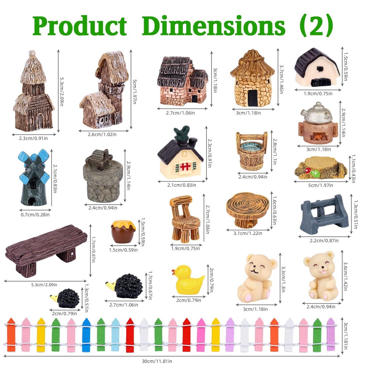 NSBUDIN 73 Pcs Fairy Garden Accessories Kit - Miniature Garden Accessories with Resin Figurines, Mini Trees & Moss for Potted Accent, Patio Decor & Succulent Projects, DIY Craft