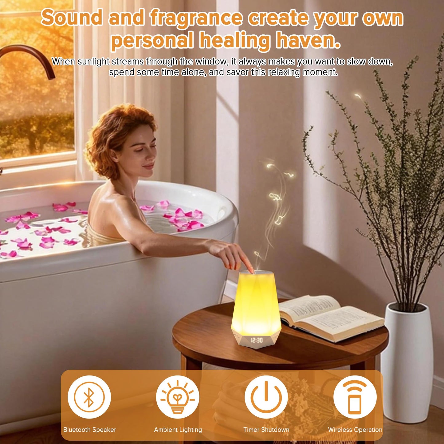 Sleep Sound Machines，White Noise Machine for Baby Sleeping with Night Light, Portable Sound Machine with 32 Soothing Sounds, 8 Night Light Colors, Timer, App Remote Control, Personal Sleep Routine
