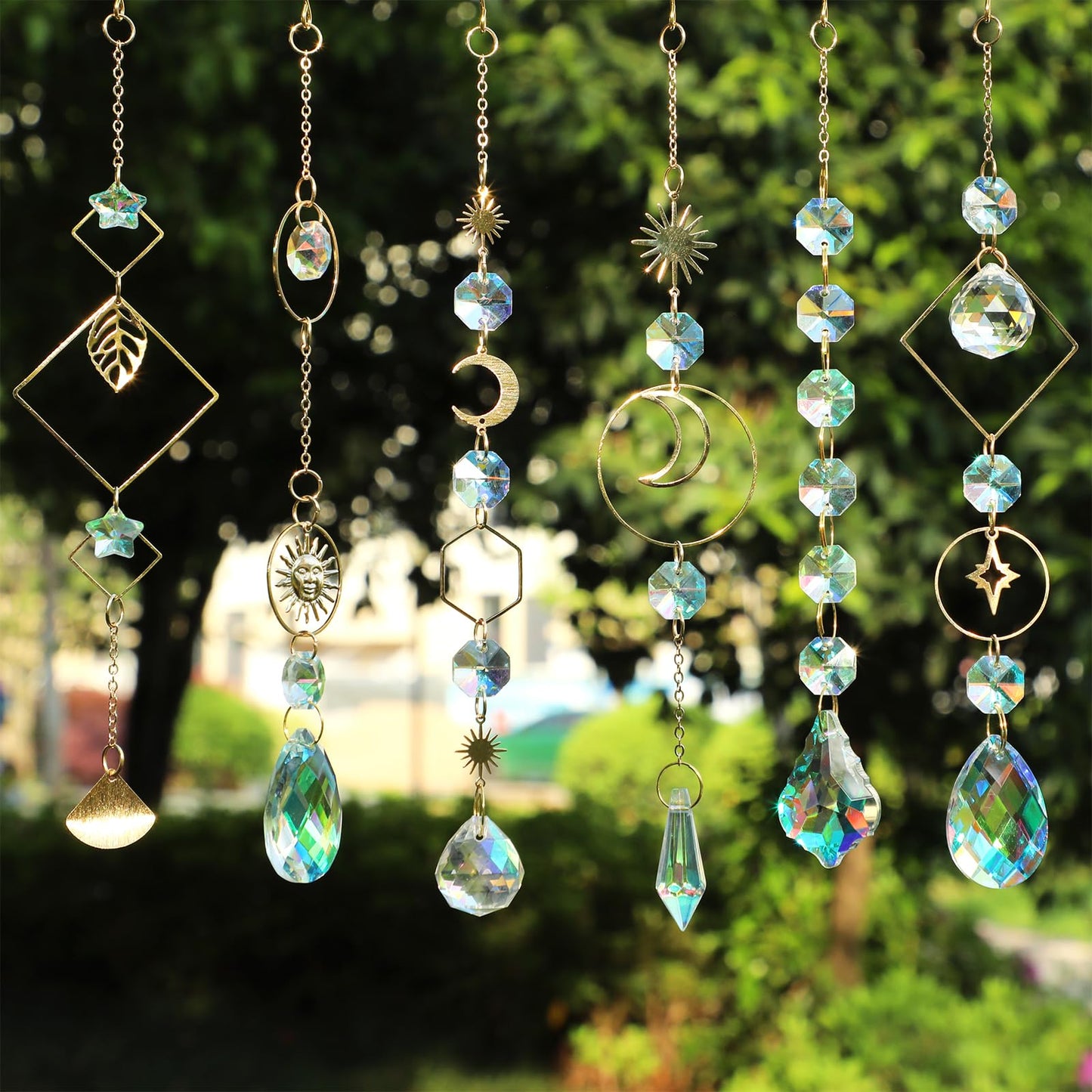HYBEADS DIY Suncatchers, 400 pcs Sun Catchers Making Supplies Kit Art and Crafts for Adults Prism Hanging Decorative Suncatcher with Crystals Rainbow Maker for Indoor Windows Office Home Decor