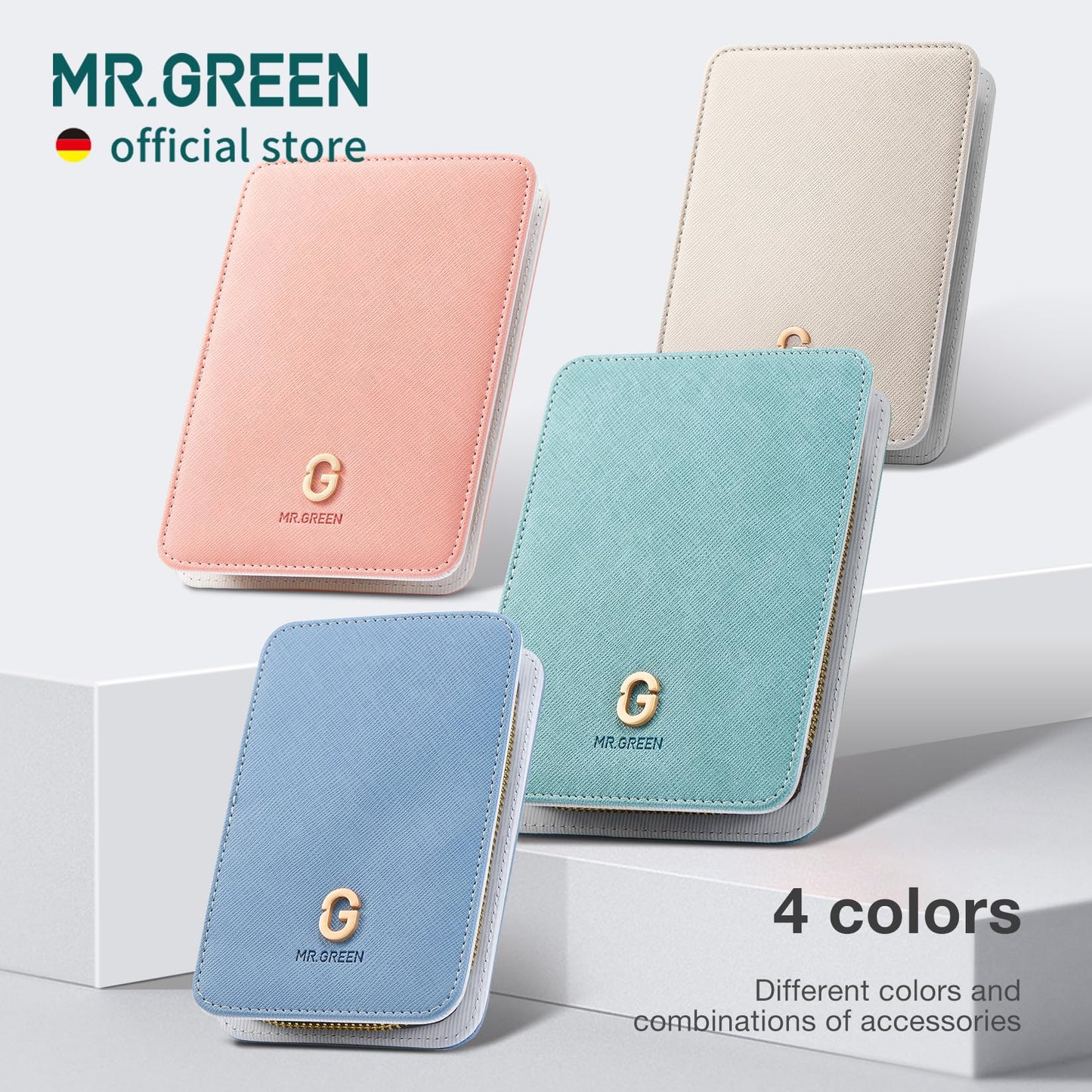 MR.GREEN Fashion Imprint Manicure Sets Professional Nail Clipper Set Personal Care Tool Kits Nial Cutter Gift With Leather Case (Pink(8Pcs Set))