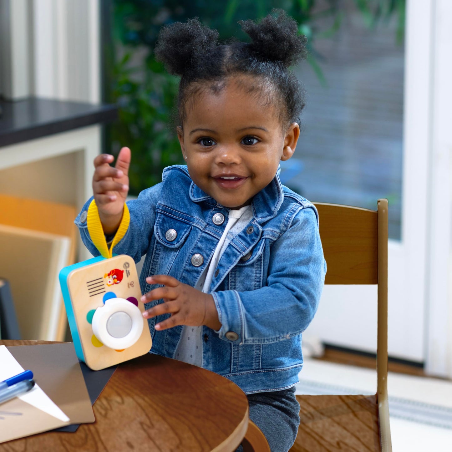 Baby Einstein + Hape Learning Lens Toy Camera for Pretend Play, Ages 6 Months and Up