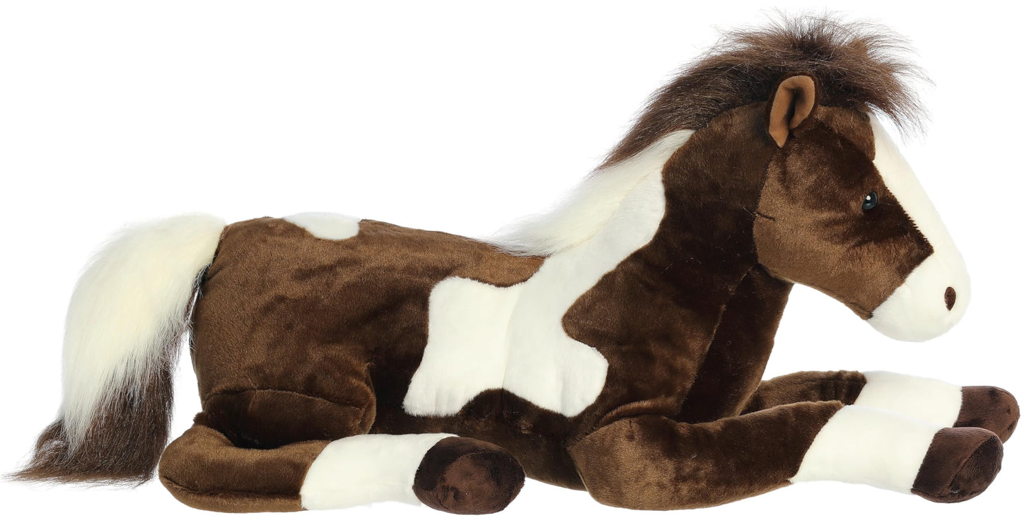 Aurora® Adorable Super Flopsie™ Paint™ Stuffed Animal - Playful Ease - Timeless Companions - Brown 27 Inches