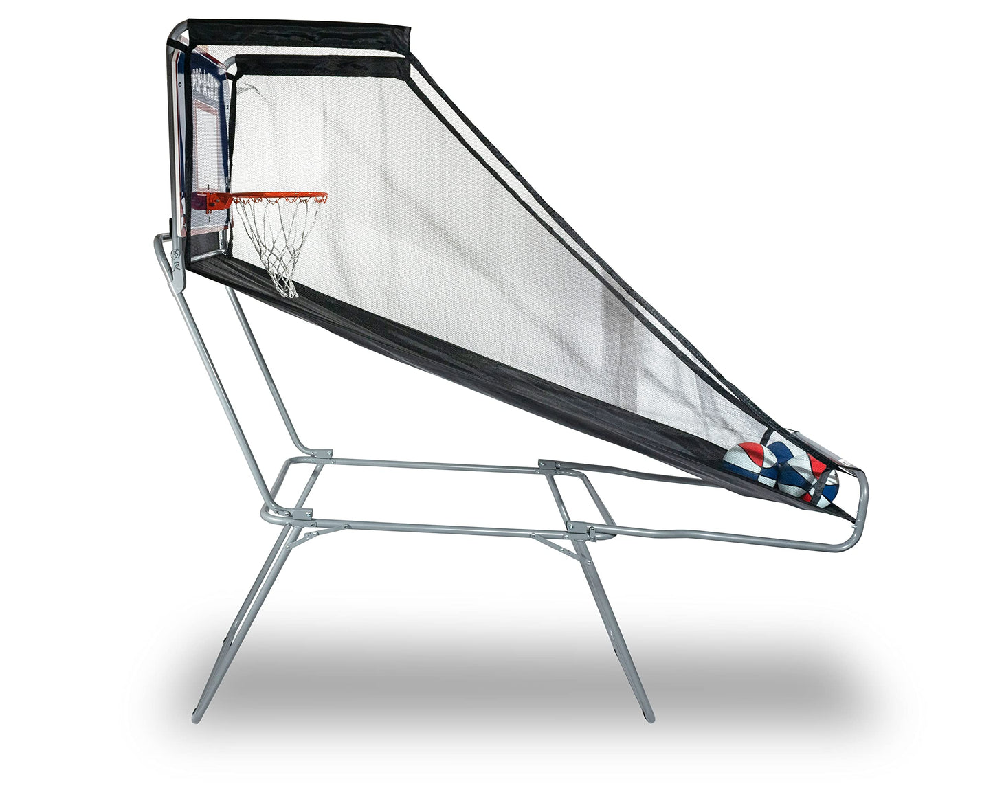 Pop-A-Shot - Pop-Up Game | Arcade Basketball Inside, Out, and On The Go | Infrared Sensor Scoring | 3 Balls | Foldable, Portable, Tote Bag Included
