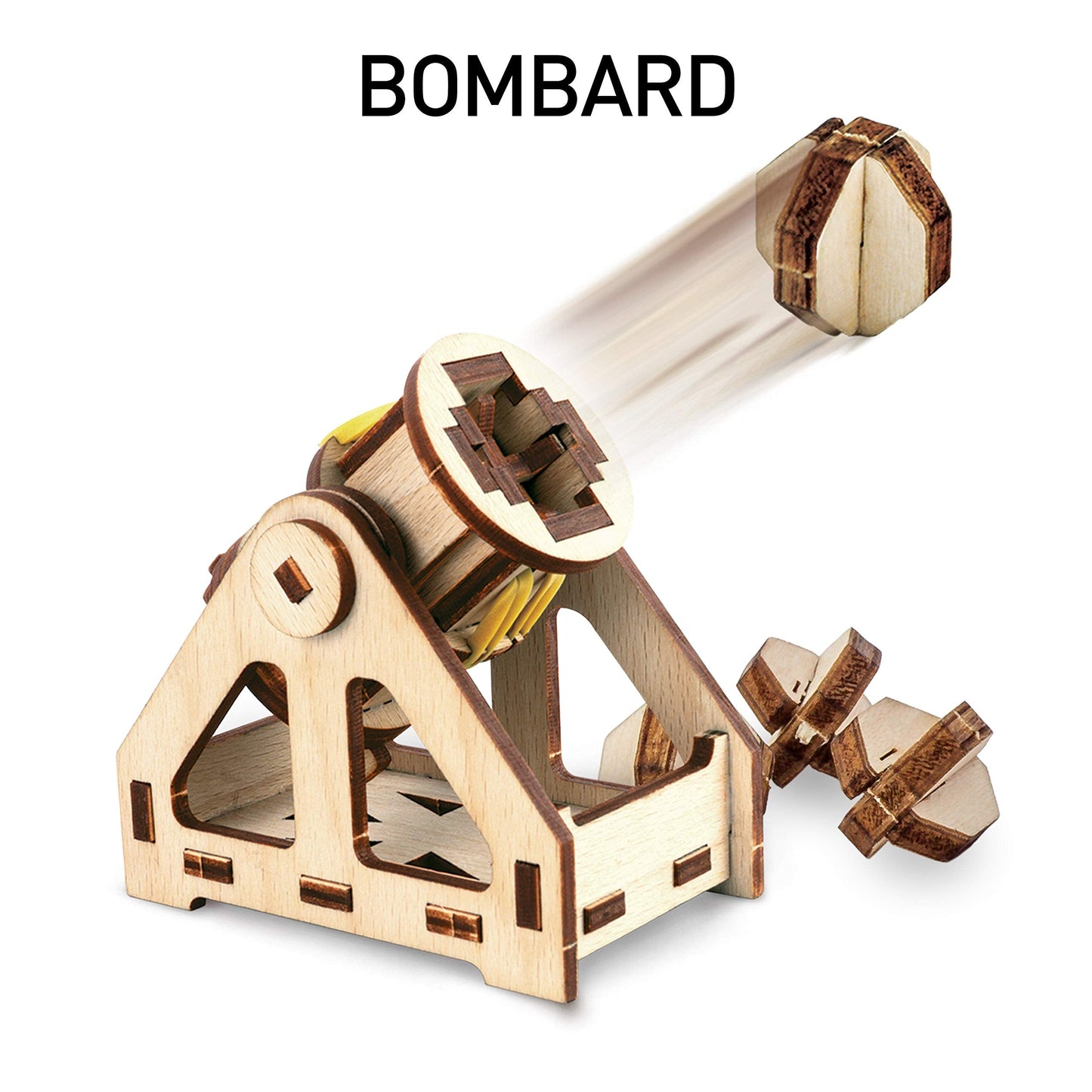 National Geographic Da Vinci Model Kit - Catapult Kit for Kids, 3D Puzzle Building Toy for Boys and Girls, Wood Building Kit for Kids, A Great STEM Project, Engineering Model Kit