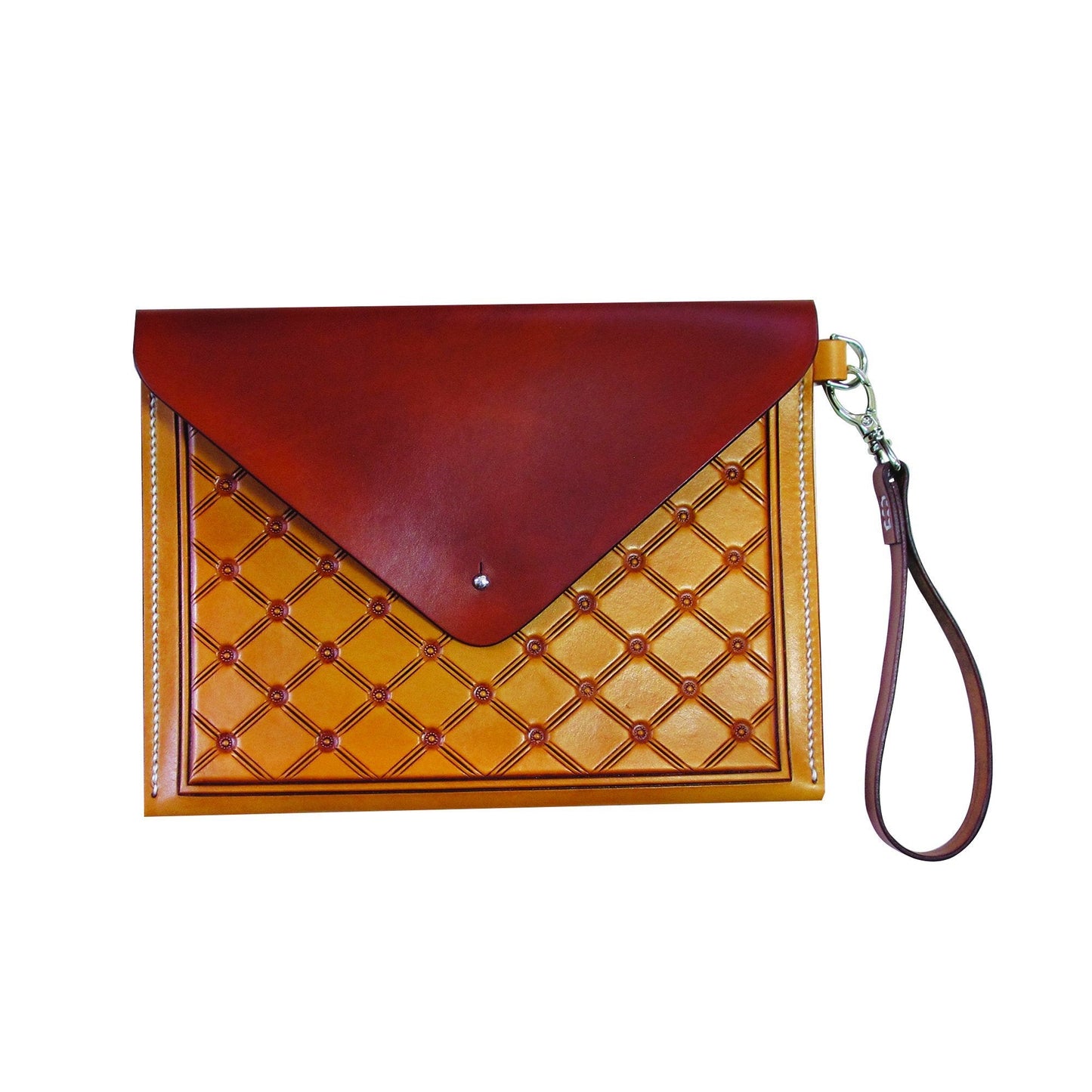 Realeather DIY Envelope Clutch Purse Kit, Natural