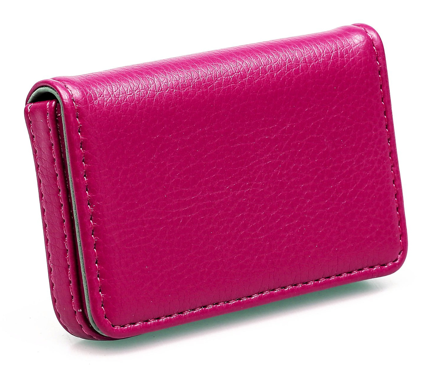 RFID Blocking Wallet - Minimalist Leather Business Credit Card Holder - Rose