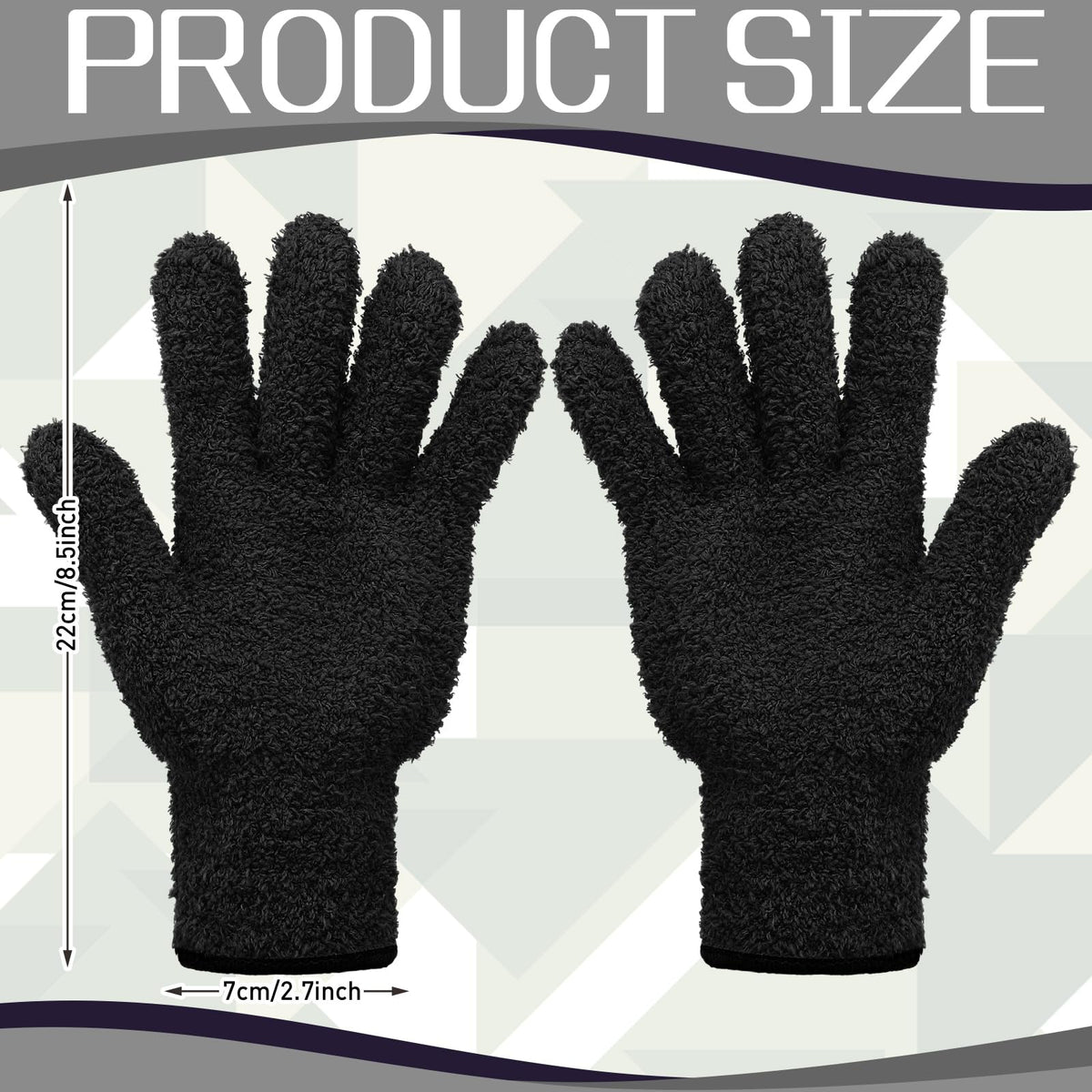 2 Pairs Microfiber Gloves for Plants (2 Count)