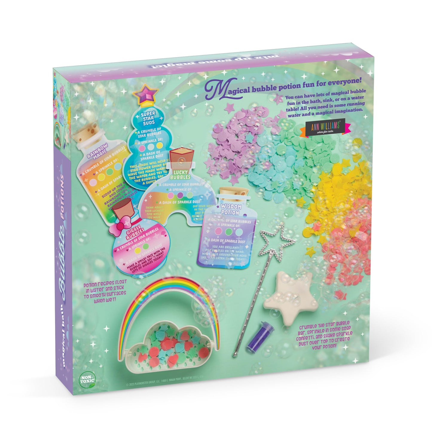 Craft-Tastic Bubble Bath Magic Potion Kit Bath Time Toys, Arts and Crafts for Kids, Non-Toxic, Ages 4+ With Help