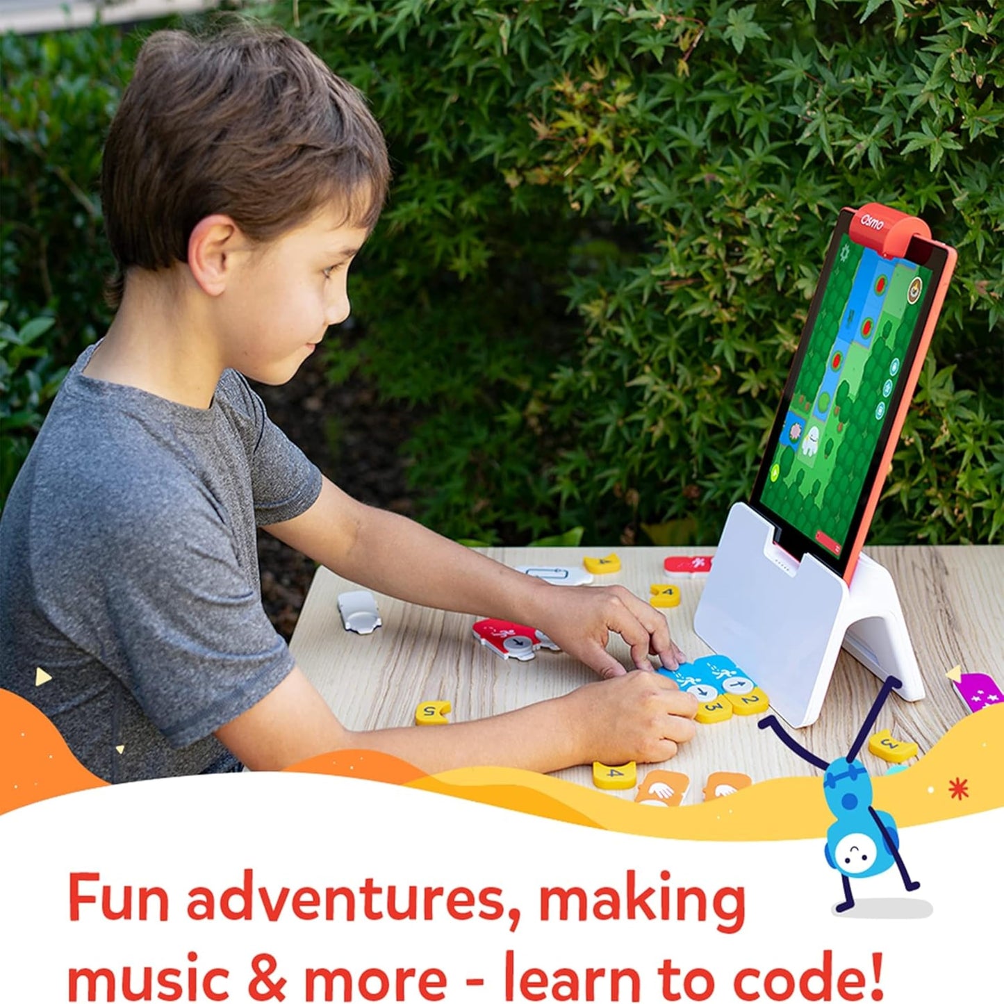 Osmo - Coding Family Bundle for iPad & Fire Tablet - 3 Educational Learning Games - Ages 5-10+ - Coding Jam, Coding Awbie, Coding Duo - STEM Toy (Osmo Base Required) (Amazon Exclusive)