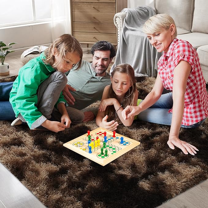 Shag Area Rugs for Bedroom Living Room,6X9Ultra Soft Fluffy Area Rugs for Dorm,Indoor Carpet Nursery Rugs for Kids Girls Room Home Decor, Mottling Brown