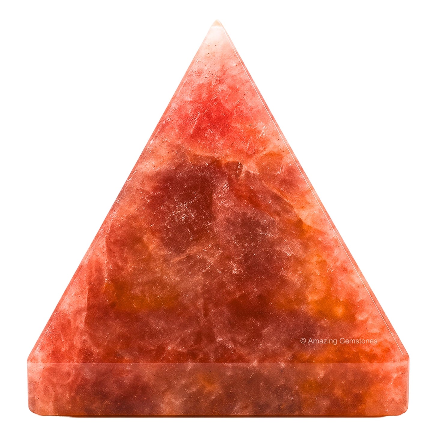 Amazing Gemstone Strawberry Quartz Pyramid Crystal Healing Stones - 1.5" Great Pyramid Figurine of Natural Stone Pyramid for Meditation, Reiki, Chakra Balancing and Crystal Pyramids Grid
