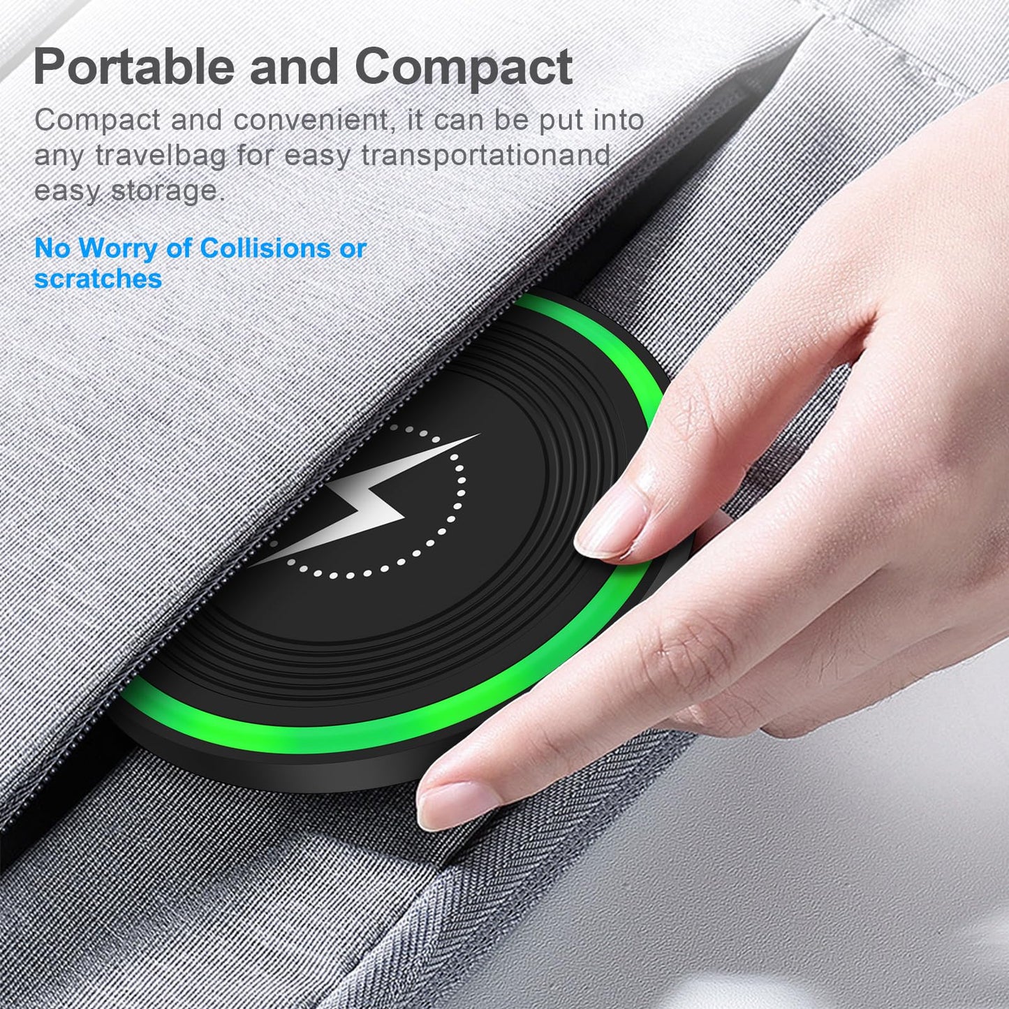 Android Phone Samsung Wireless Charging Pad Fast Charging for Sam Sung Galaxy Z Flip 7 fe Z Fold 7 S25 S24 S23 S22,15W Wireless Charger Statiton Mat for Samsung Google Pixel 10Pro XL/10/9a/9 Pro/8/7