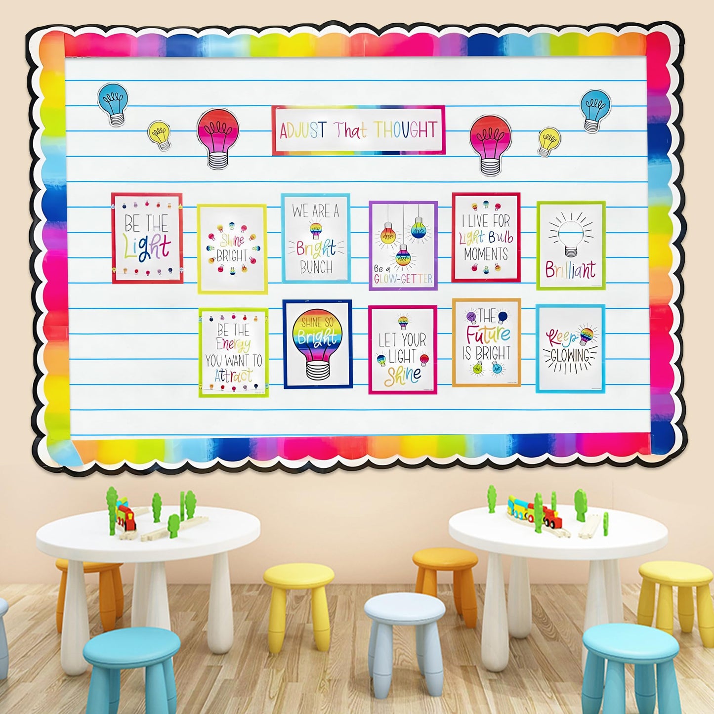 Lined Bulletin Board Roll 15.7in x 36ft Reusable Waterproof Non-Woven Fabric Background Fade Resistant Erasable Blue Lined Classroom Bulletin Board Decor for School Office Arts Crafts Home Wall Decor