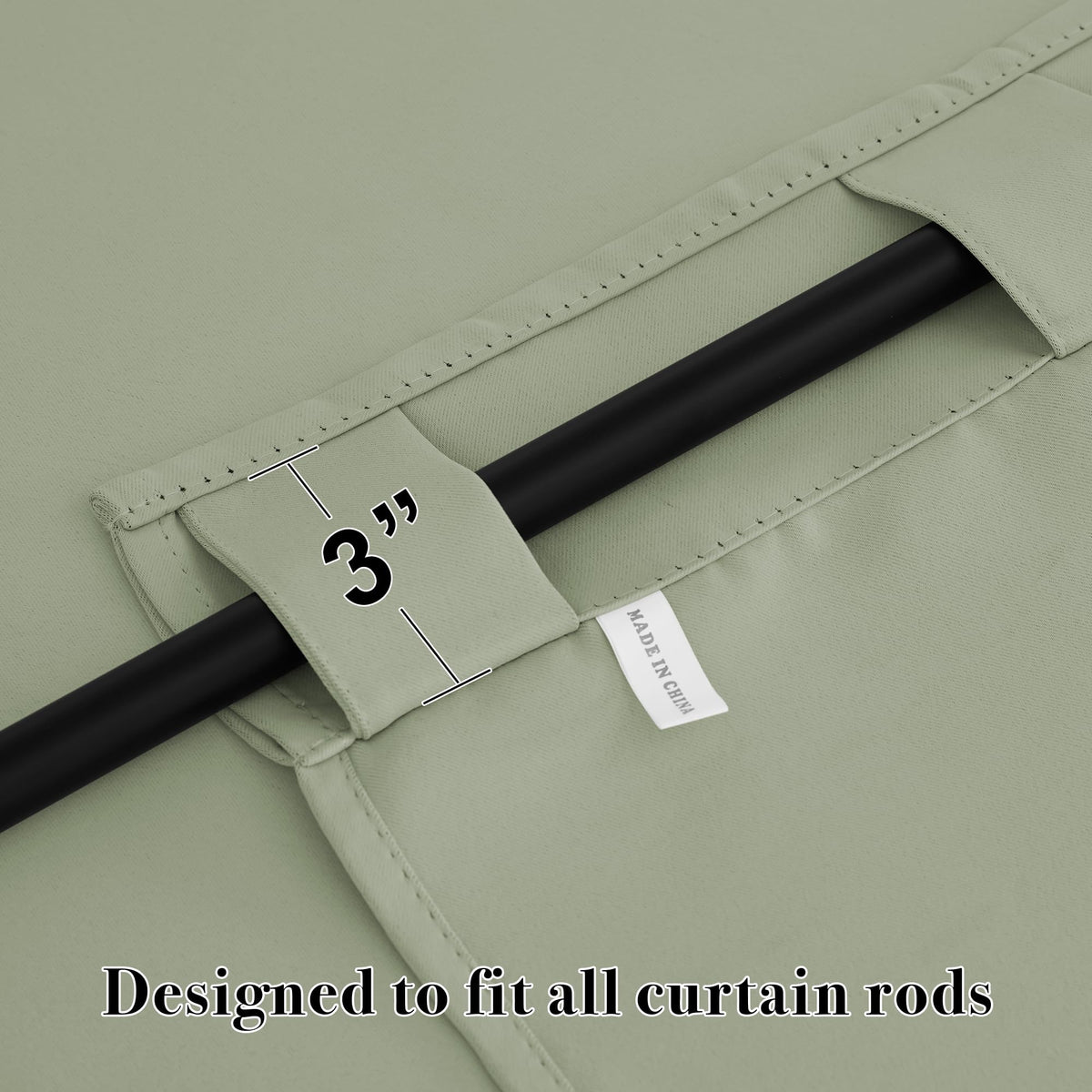 Long Blackout Curtains for Living Room 95 inches Long (2 Count)