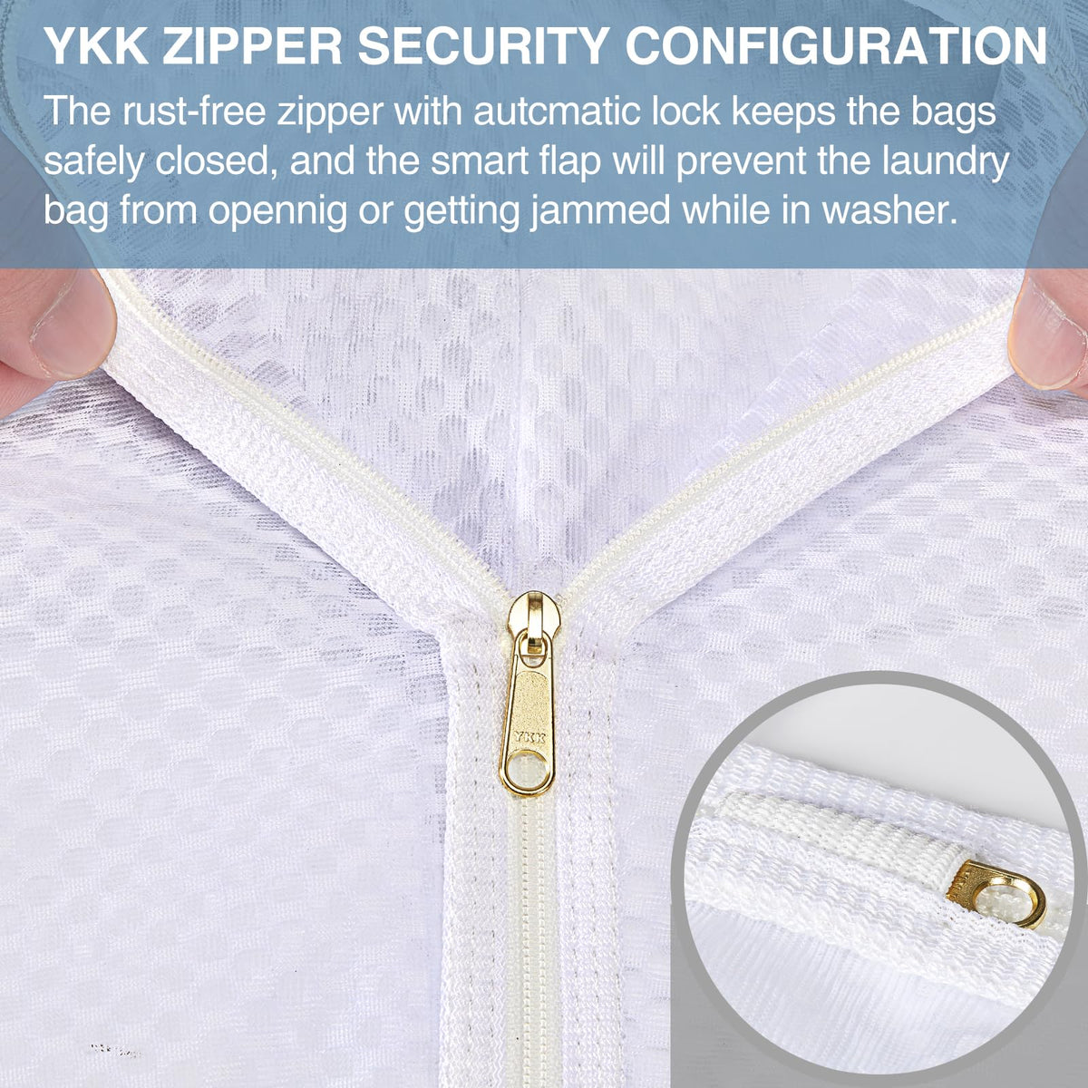 4 pcs Durable Honeycomb Mesh Laundry Bags for Delicates 2 Large (4 Count)