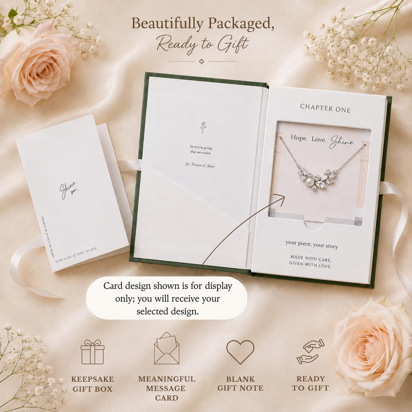 Bridal Pearl Diamond Necklace for Wedding Silver White Freshwater Pearl Crystal Cluster Leaf Vintage Necklace set for Bride Bridesmaids Bridal Party