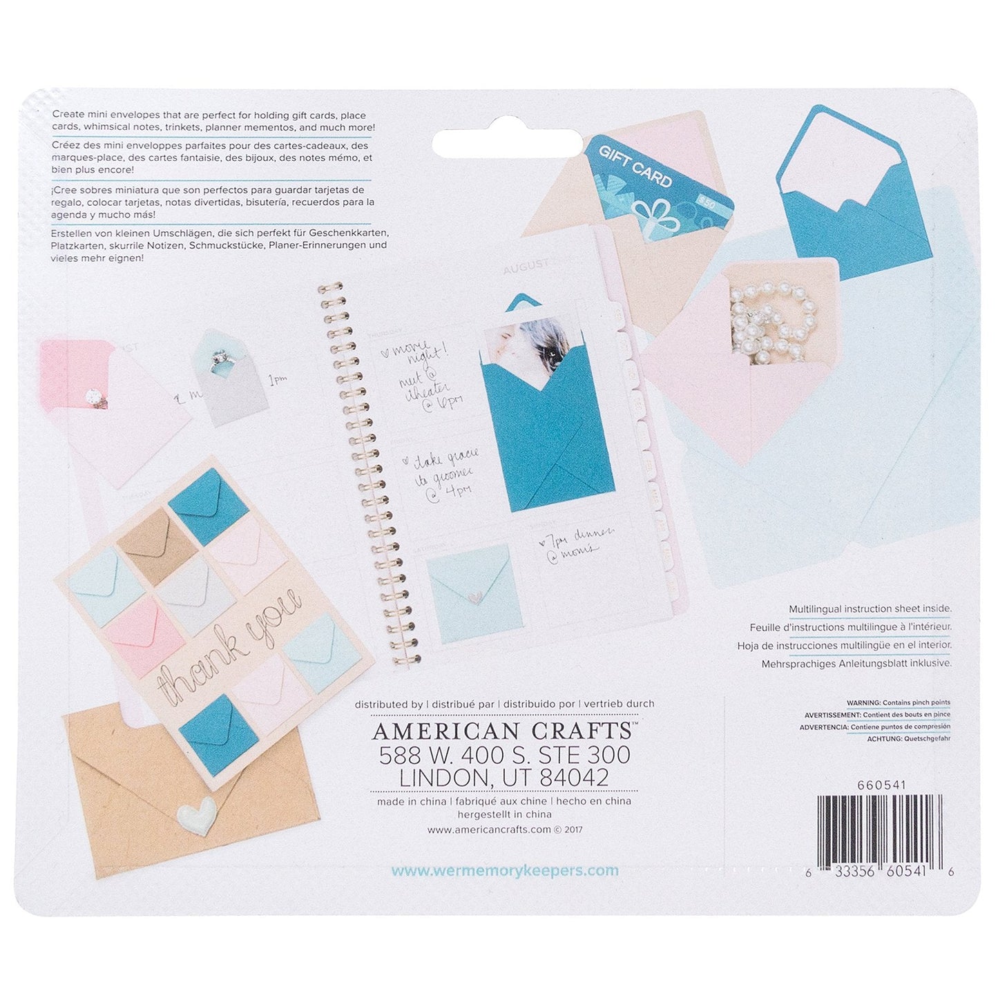 We R Memory Keepers Mini Envelope Punch Board