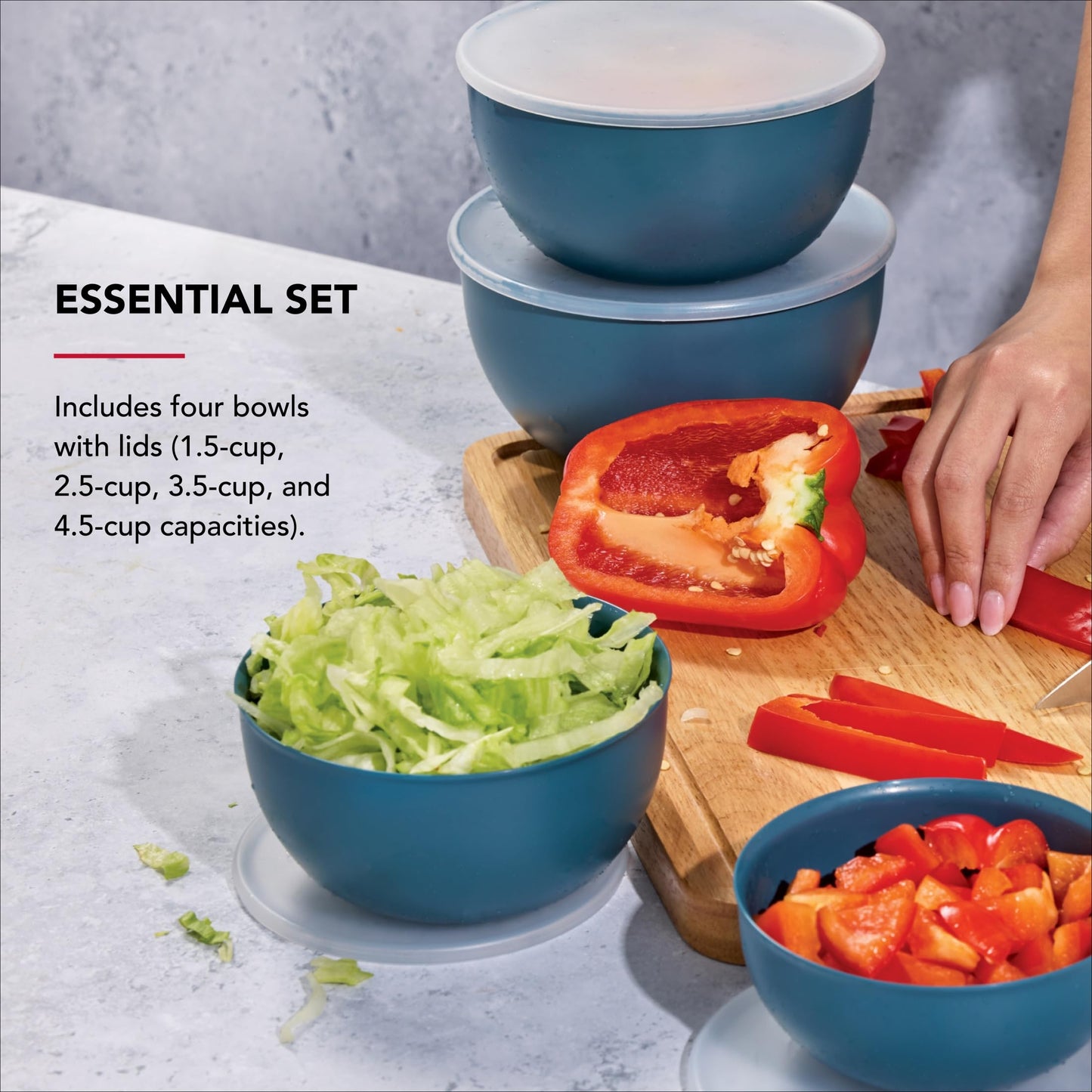 KitchenAid Prep Bowls with Lids