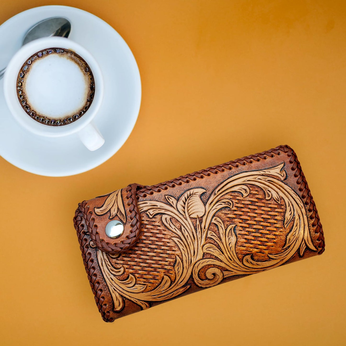 Realeather Silver Edition Long Leather Wallet Leathercraft Kit