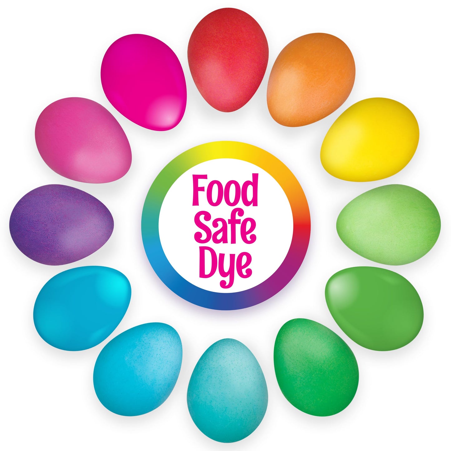 PAAS Megga Color Cups Egg Decorating Kit: Dye 12 Eggs at The Same Time!