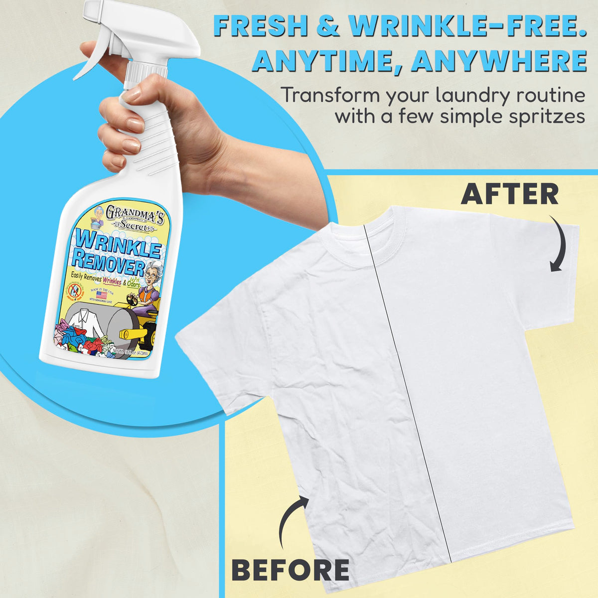 Wrinkle Remover Spray (32 Fl Oz)
