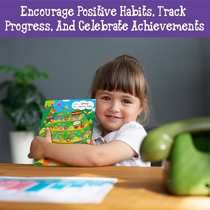 40 Pack Incentive Chart, 2 Adorable Designs with 1078 Stickers, Classroom Family Reward Chart System for Kids Homework Assignments, Attendance, Good Behavior, Chores, Potty Training Progress