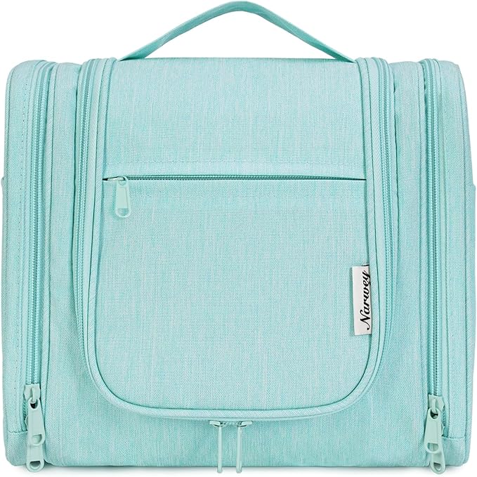 Narwey Hanging Toiletry Bag for Women Travel Makeup Bag Organizer Toiletries Bag for Cosmetics Essentials Accessories