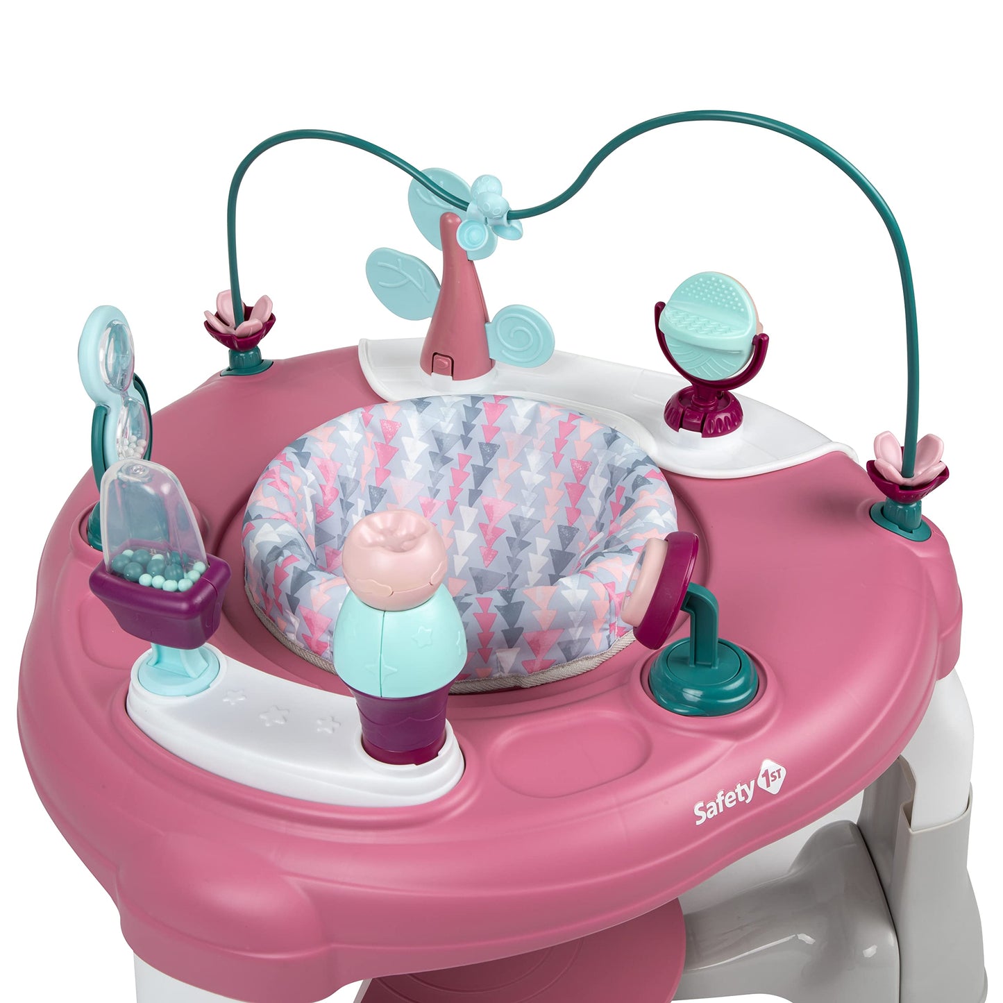 Safety 1st Grow and Go 4-in-1 Stationary Activity Center, Oslo Pink
