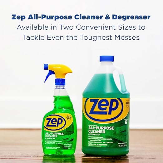 Zep ZUALL32CT All-Purpose Cleaner/Degreaser, Green, Pack of 12