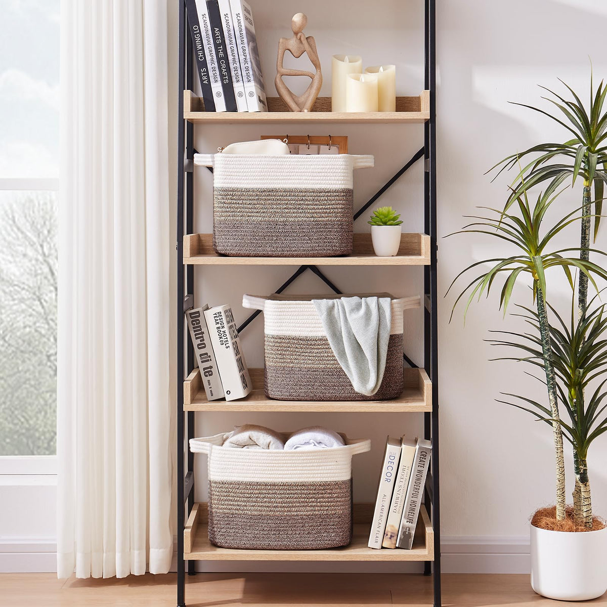 Storage Baskets for Organizing (3 Count)
